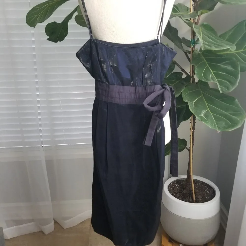 Bcbgirls black metallic formal dress size medium